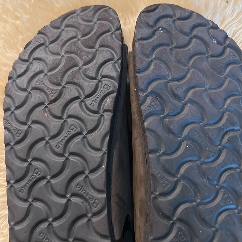 Birkenstock Brown Brush Leather 39 Arizona Sandals. - Picture 10 of 10